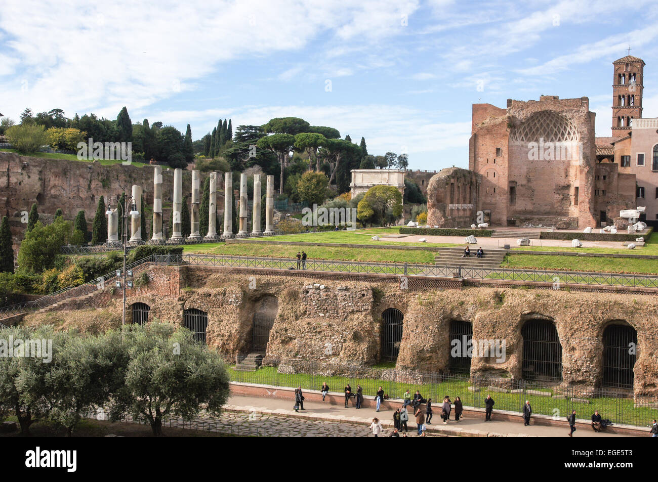 Palatine Rome Palatine Hill Ruins High Resolution Stock Photography and Images - Alamy