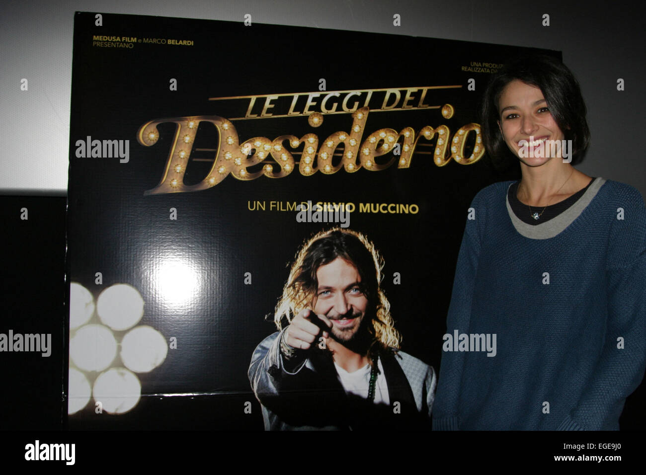 Nicole Grimaudo during the presentation of 'Le Leggi Del Desiderio' in Naples. © Salvatore Esposito/Pacific Press/Alamy Live News Stock Photo