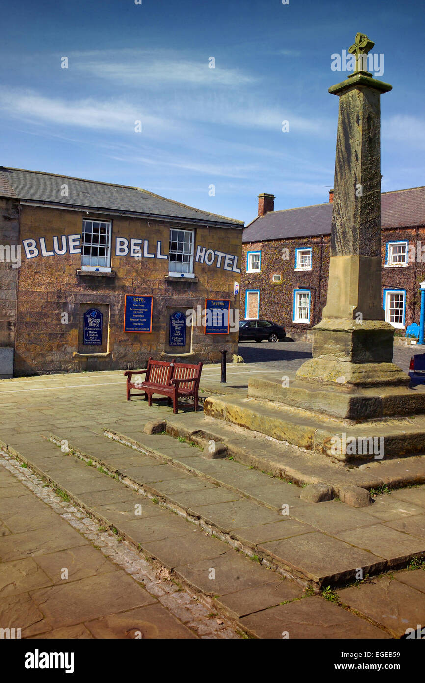 Market place, Belford, Northumberland Stock Photo