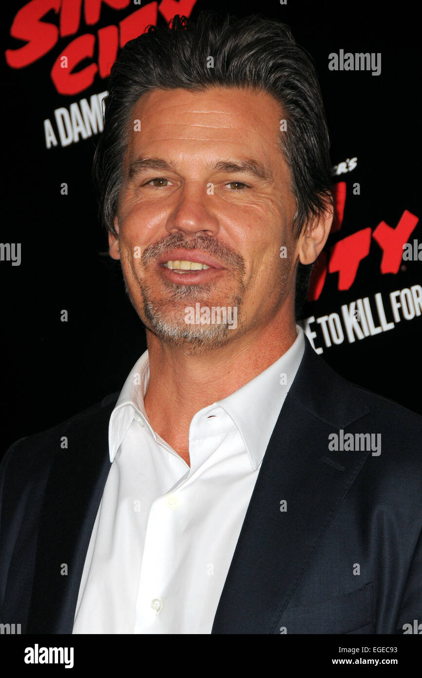 Screening of 'Sin City: A Dame to Kill For' at Crosby Street Hotel - Arrivals Featuring: Josh Brolin Where: New York City, New York, United States When: 21 Aug 2014 Stock Photo