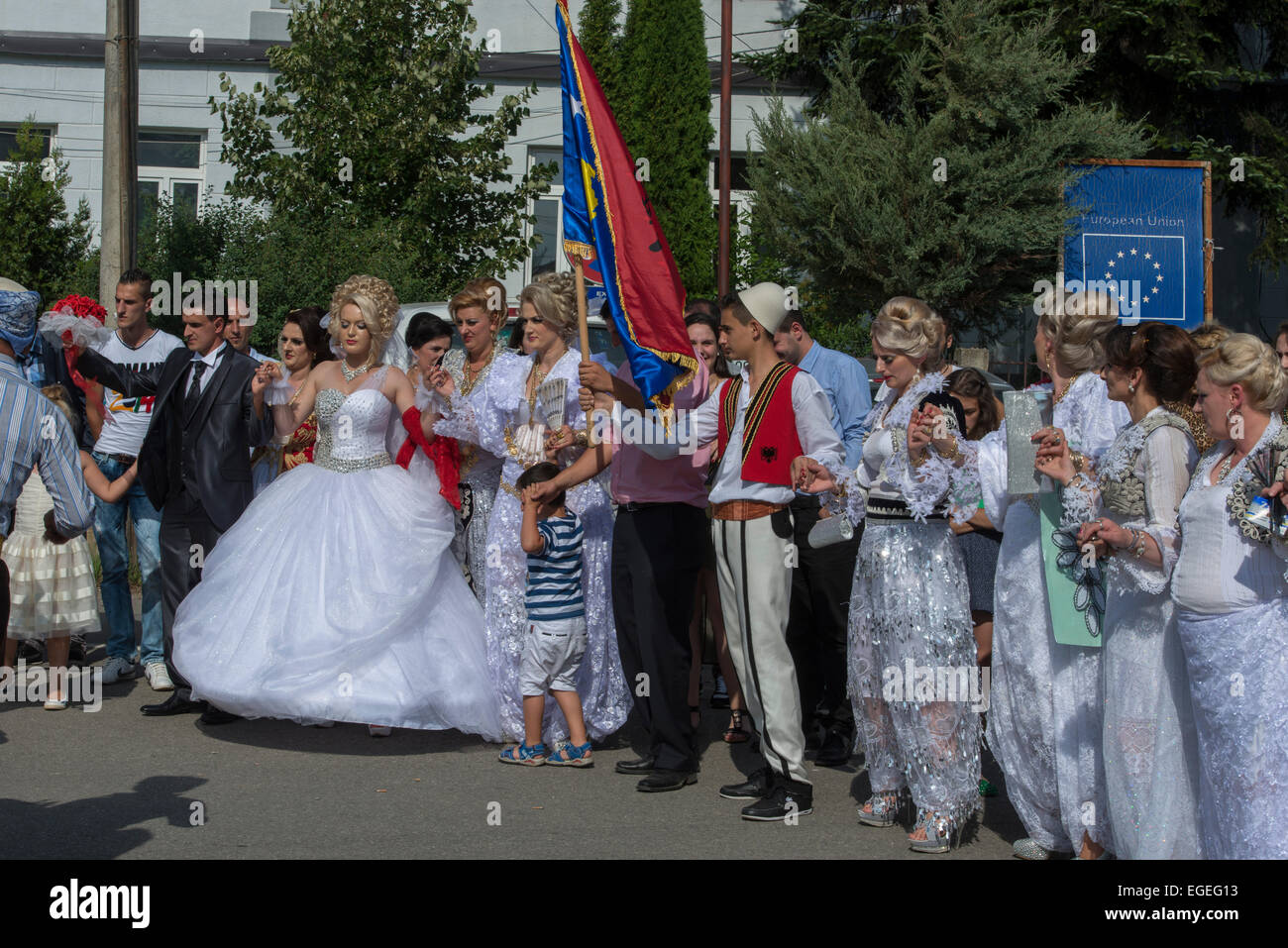 Albanian Wedding Dragash Stock Photo Alamy