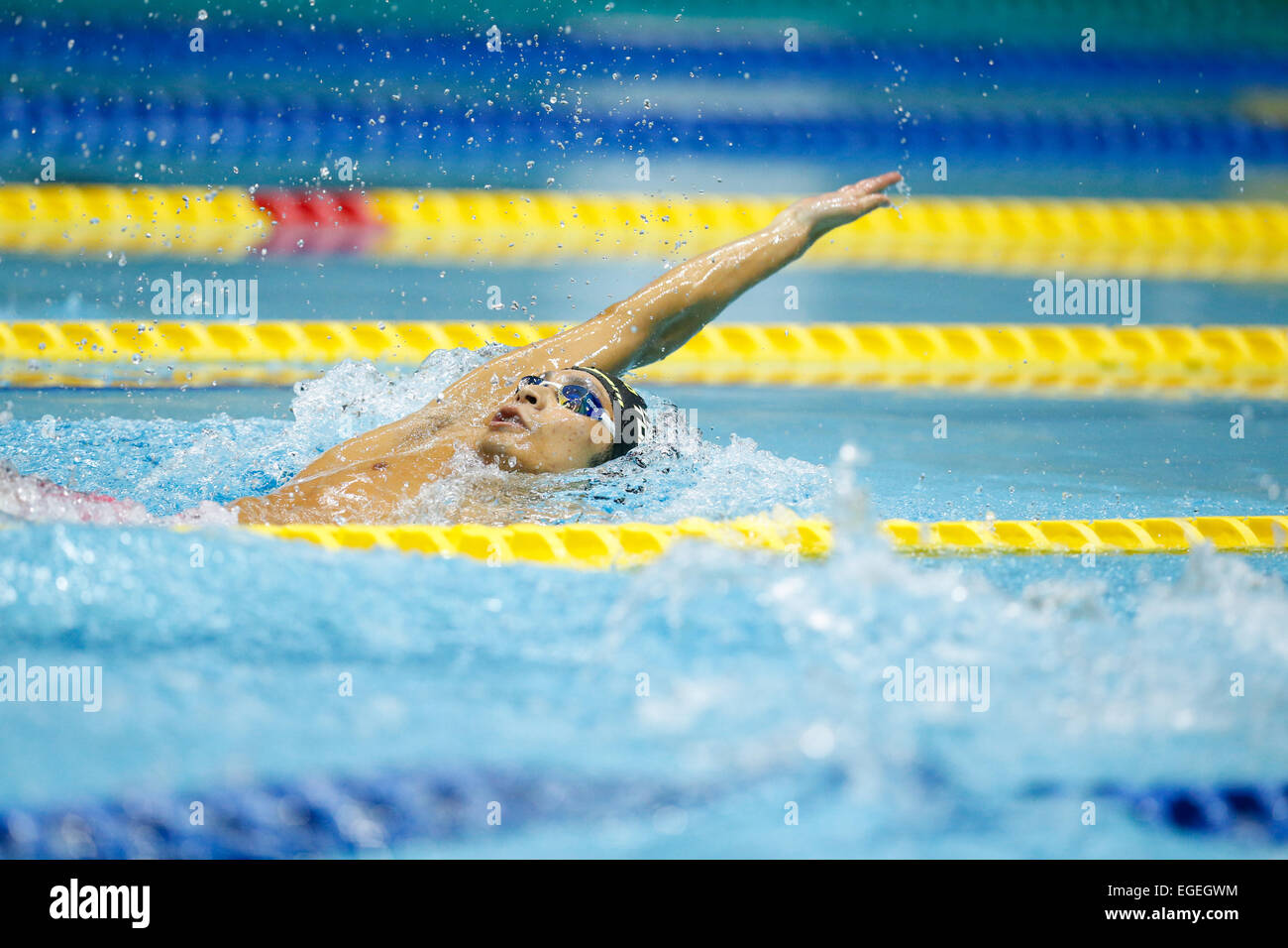Tatsumi International Swimming Pool, Tokyo, Japan. 22nd Feb, 2015 ...