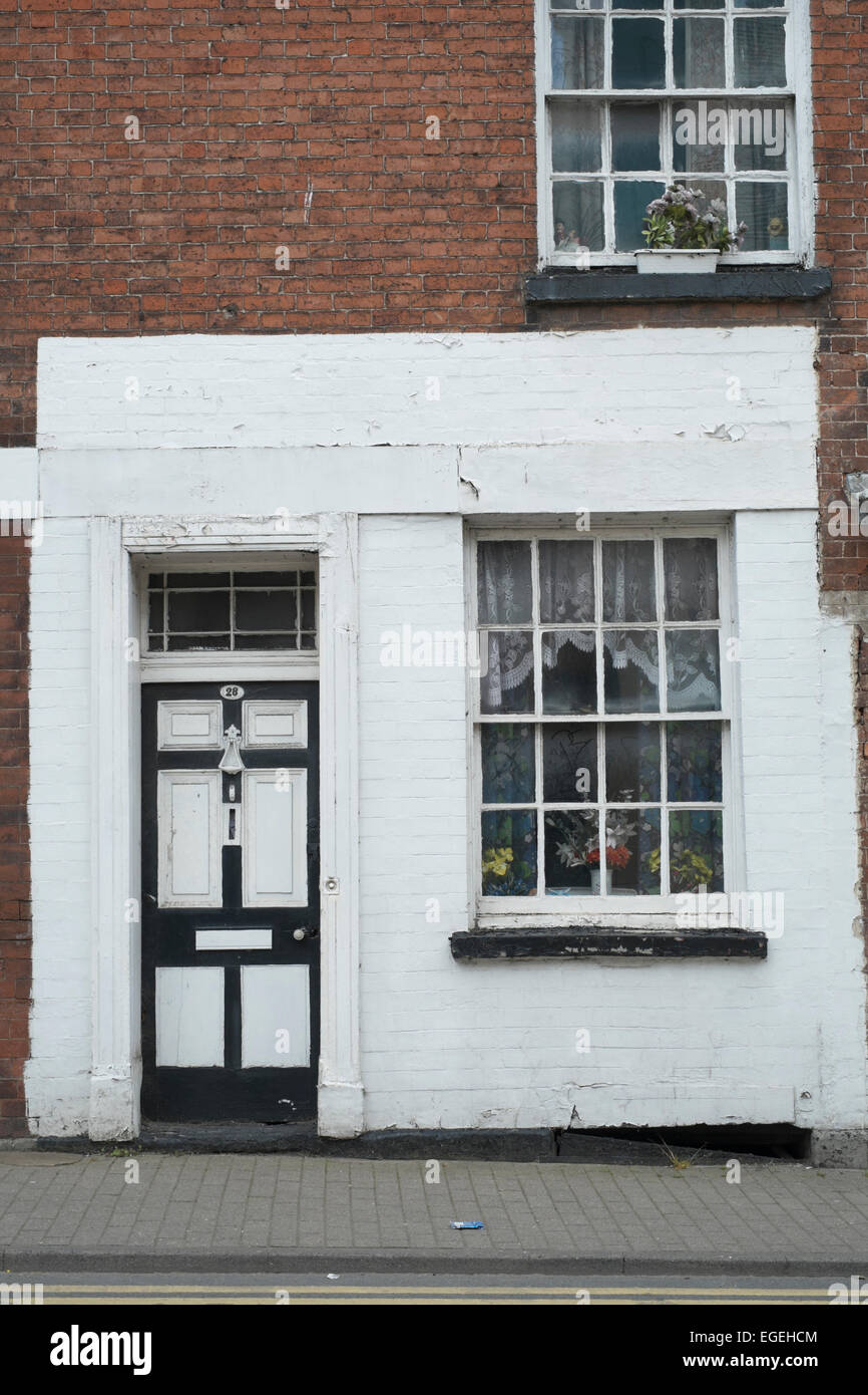 Shops and houses in Bridge Street, Hereford Stock Photo Alamy