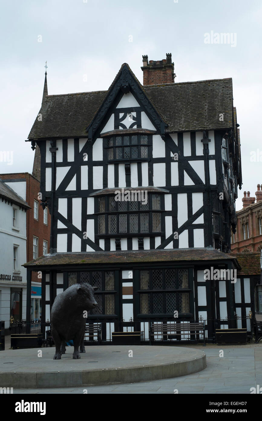 Black and white house museum hereford hires stock photography and