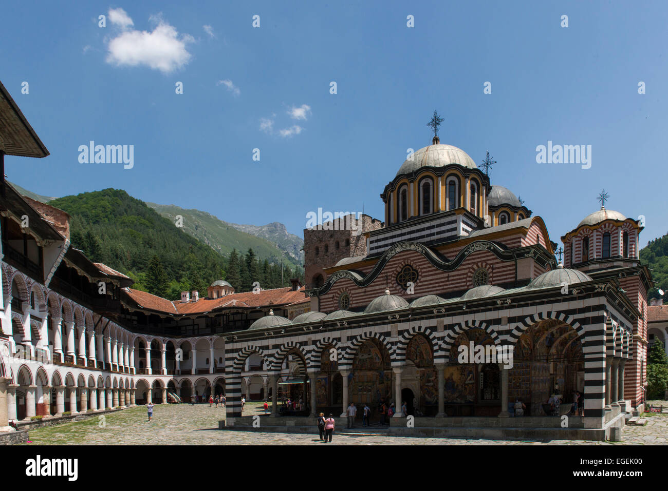Rila Monastery Stock Photo