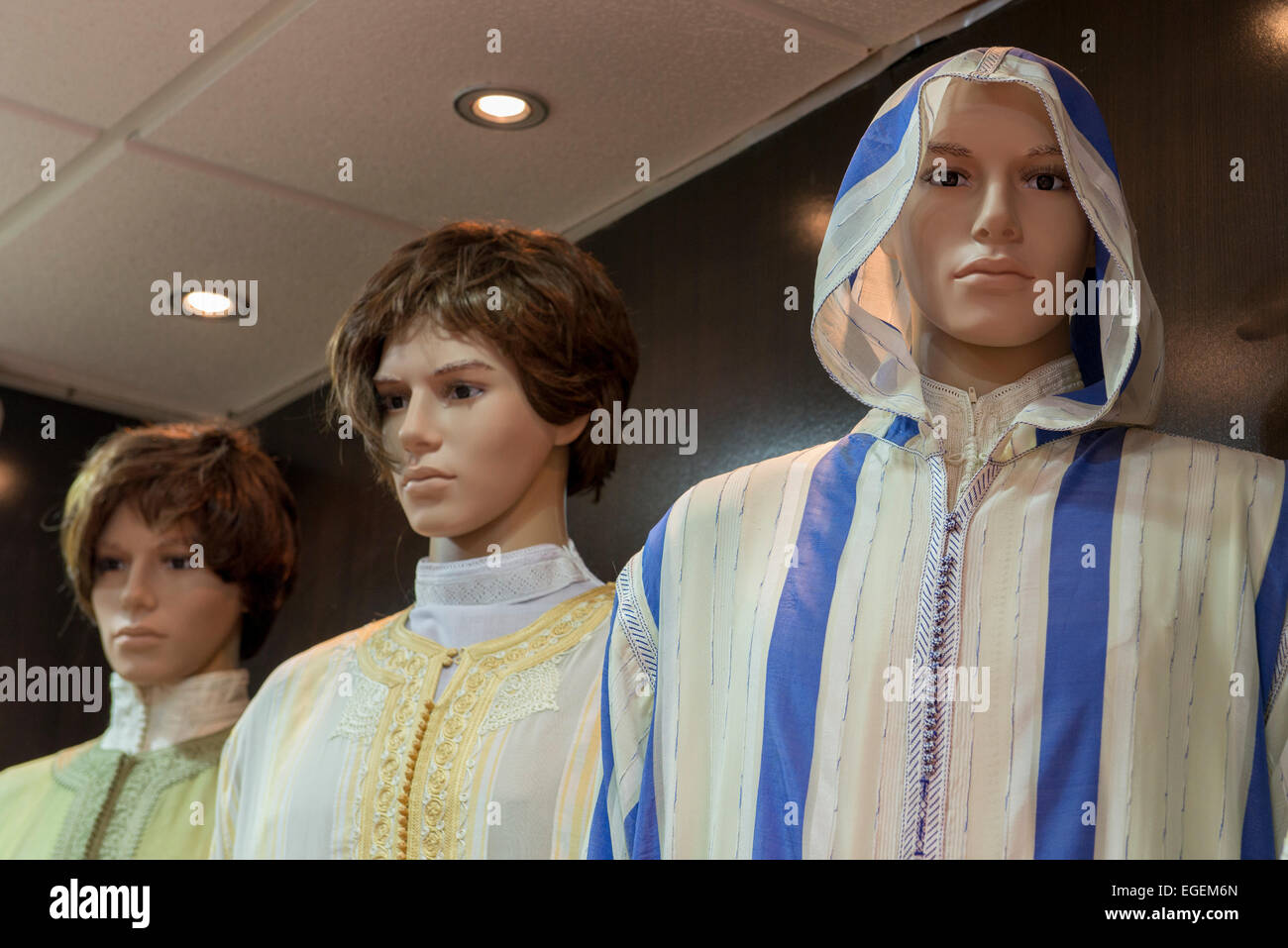 Mannequins In Medina, Fez Stock Photo
