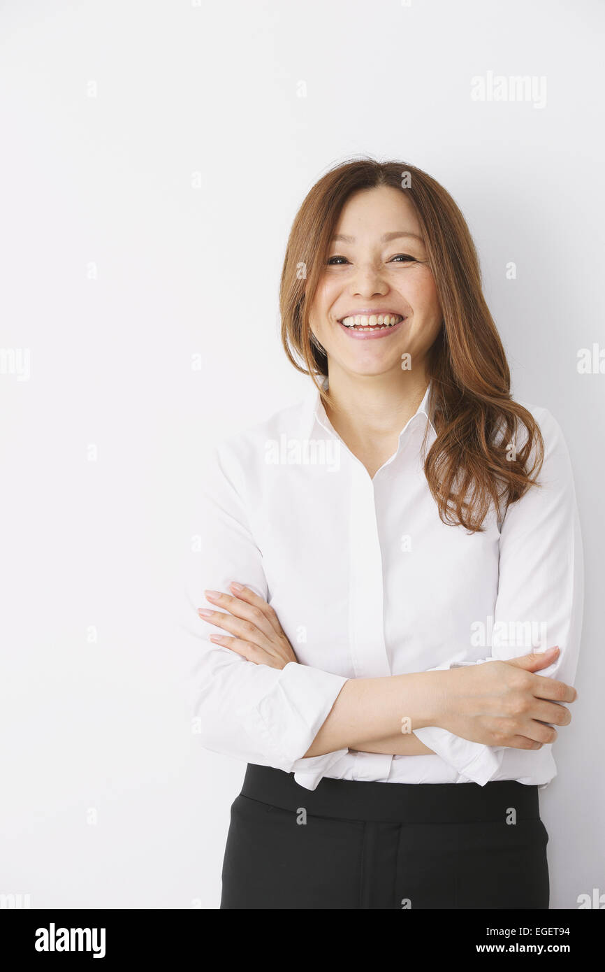 Japanese Woman Portrait Stock Photo - Alamy