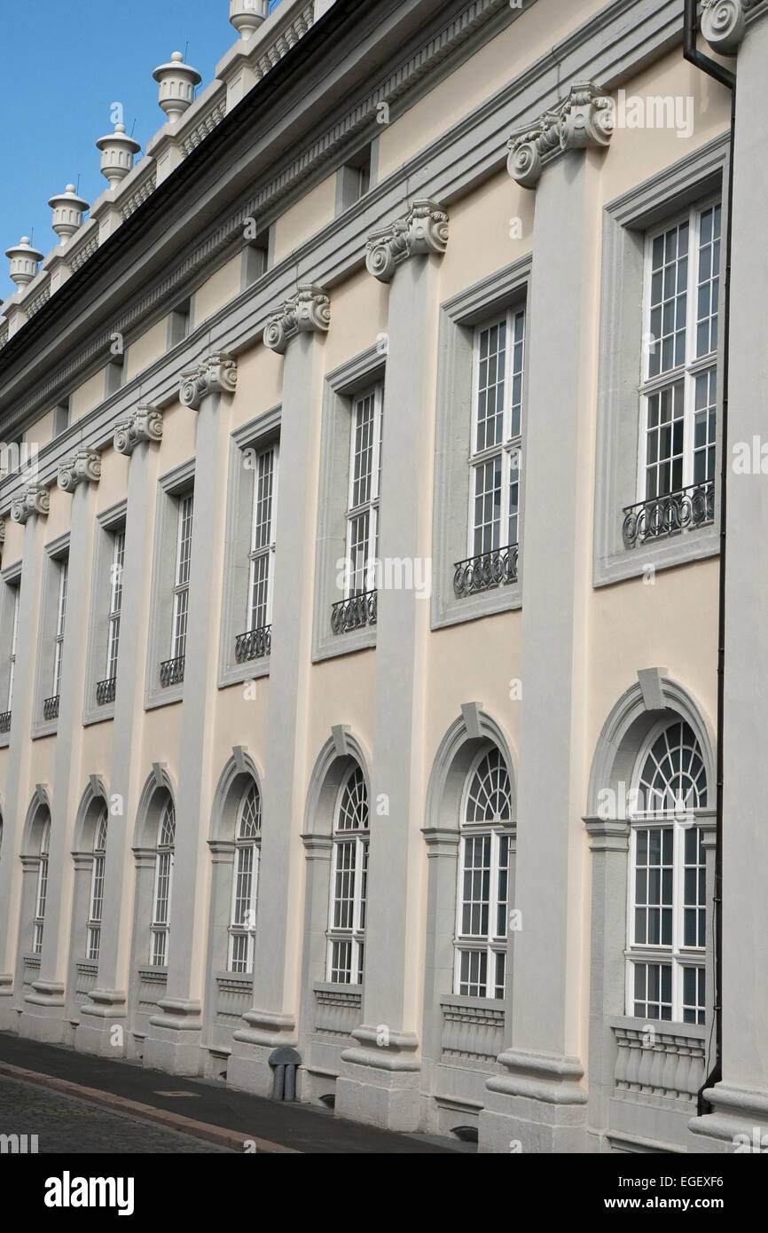 Windows in an old building at Kassel, Germany Stock Photo