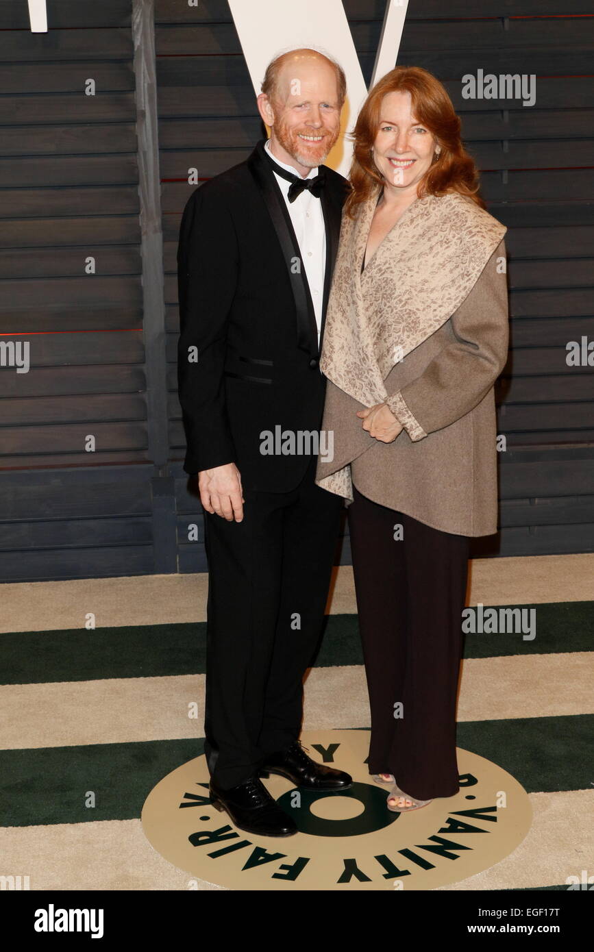 Director Ron Howard and his wife Cheryl Howard attend the Vanity Fair ...