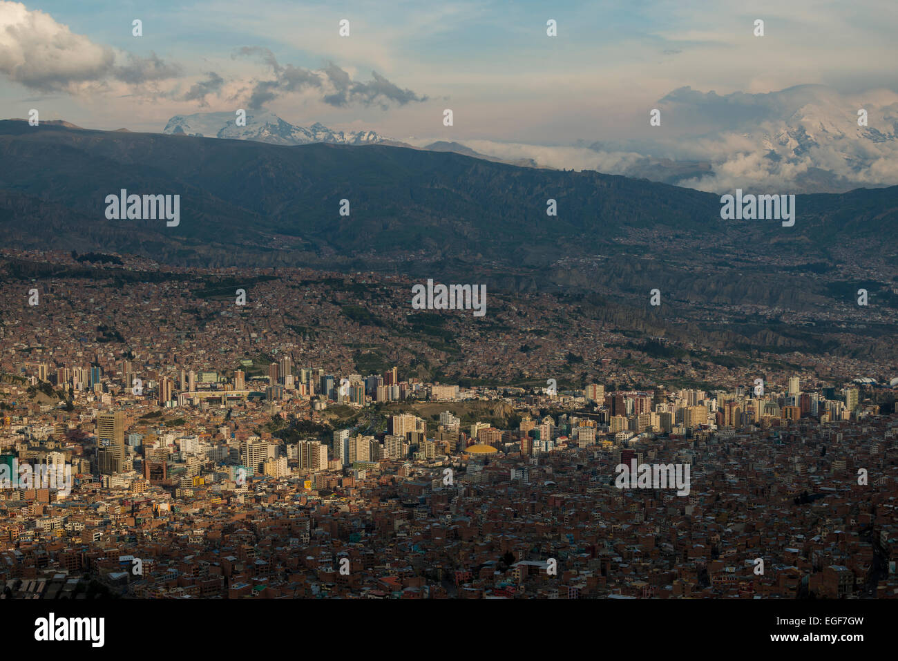 View of La Paz from El Alto, La Paz, Bolivia Stock Photo - Alamy