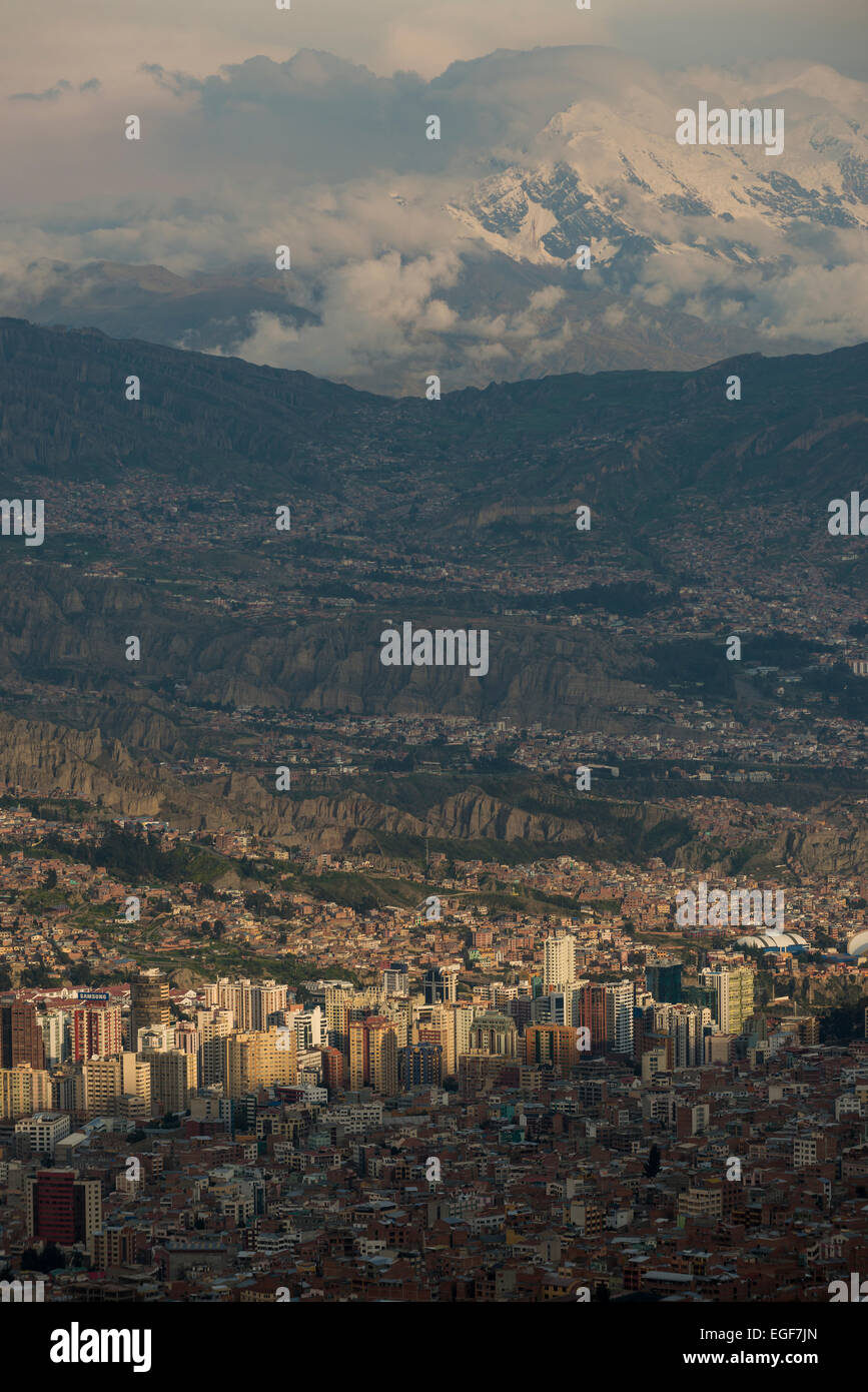 View of La Paz from El Alto, La Paz, Bolivia Stock Photo - Alamy