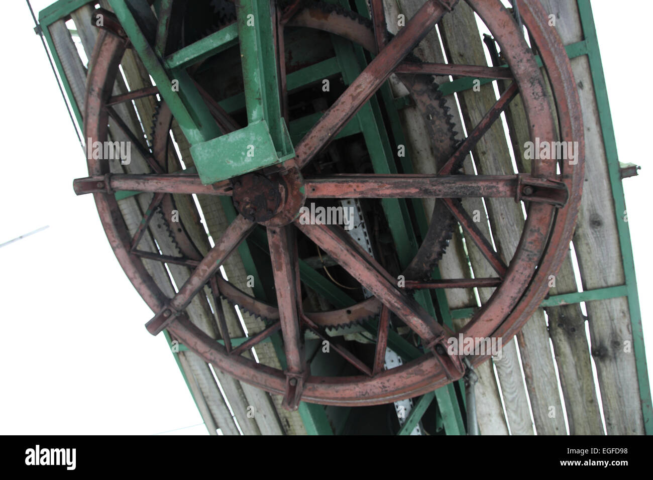 Big gear in the wheel Stock Photo