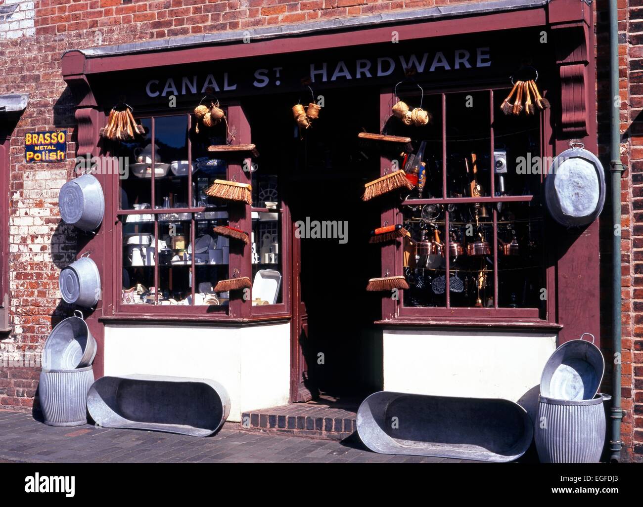 Hardware Store along Canal Street at the Black Country Living Museum