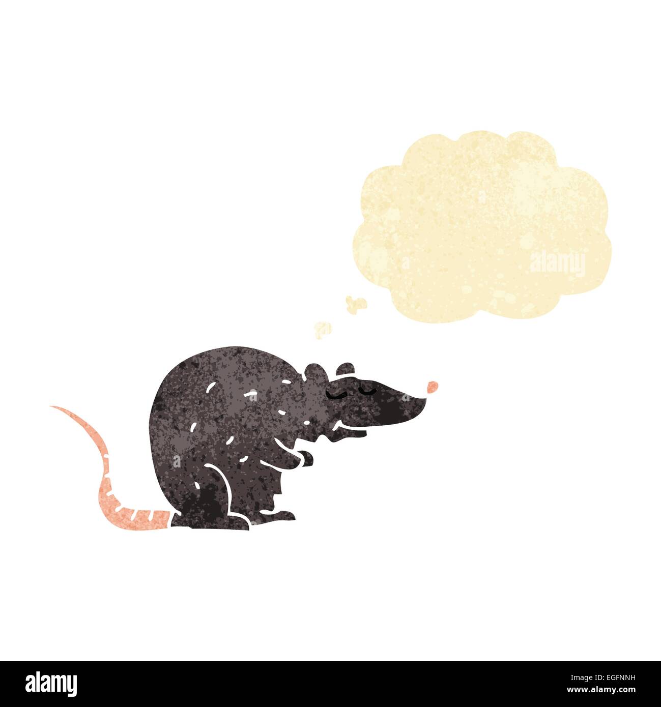 Cartoon black rat bubble hi-res stock photography and images - Alamy
