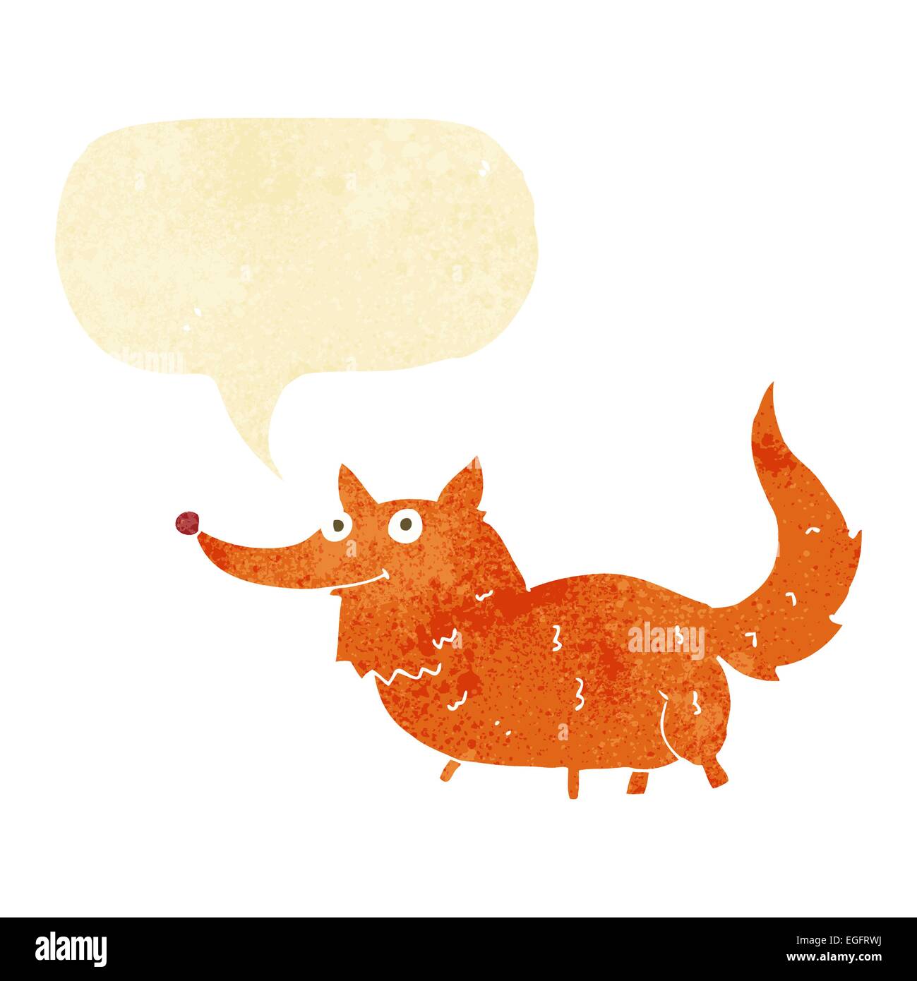 cartoon little dog with speech bubble Stock Vector Image & Art - Alamy