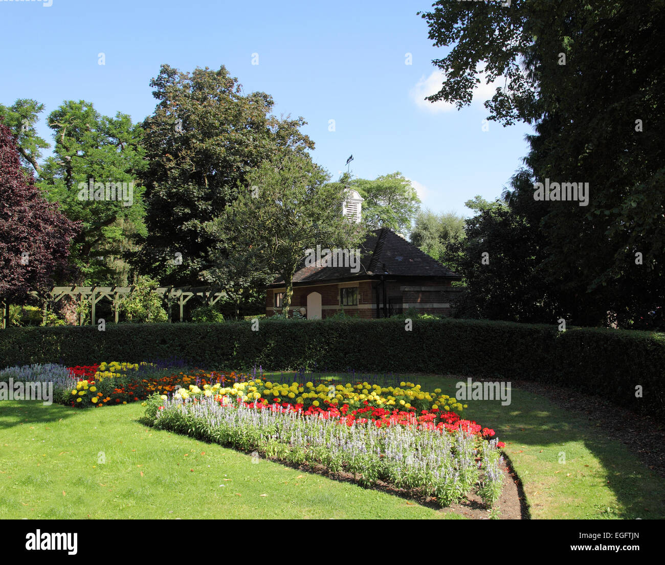 Wyndham Park, in Grantham, Lincolnshire Stock Photo Alamy