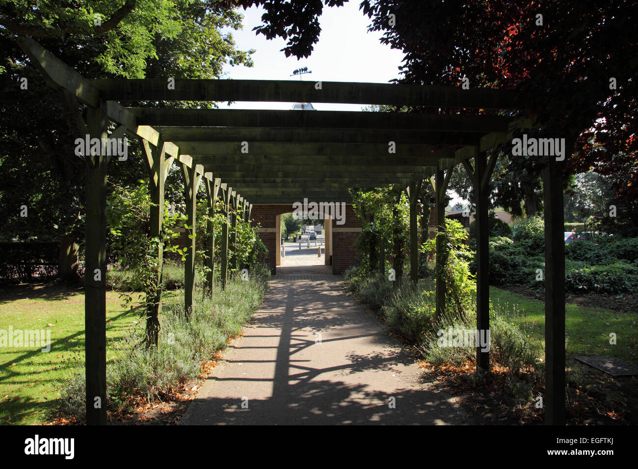 Wyndham Park, in Grantham, Lincolnshire Stock Photo Alamy