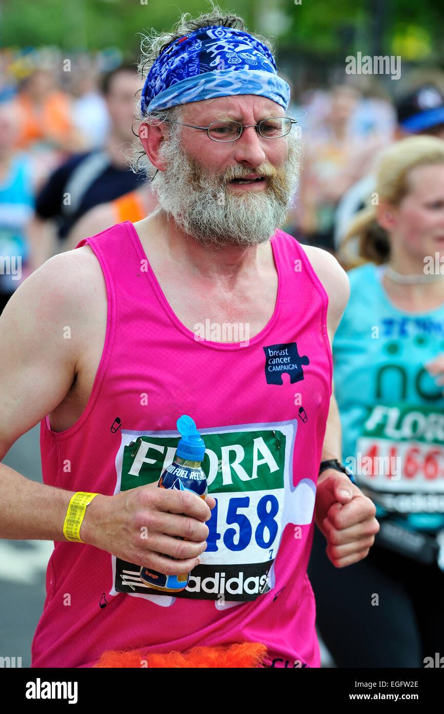 London marathon fun or charity runner Stock Photo Alamy