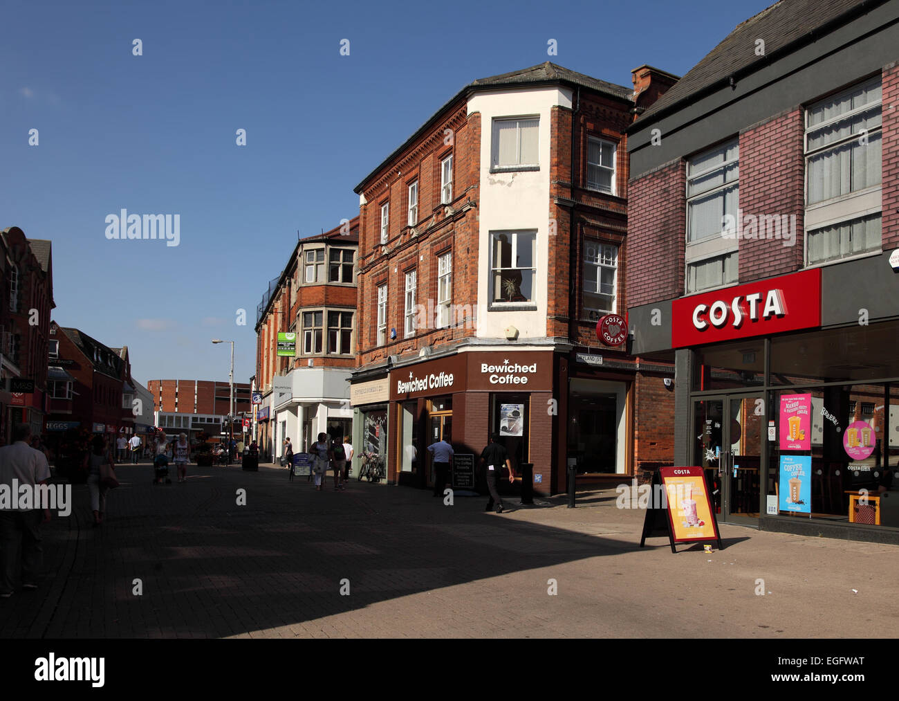 The High Street, Kettering, Northants Stock Photo Alamy