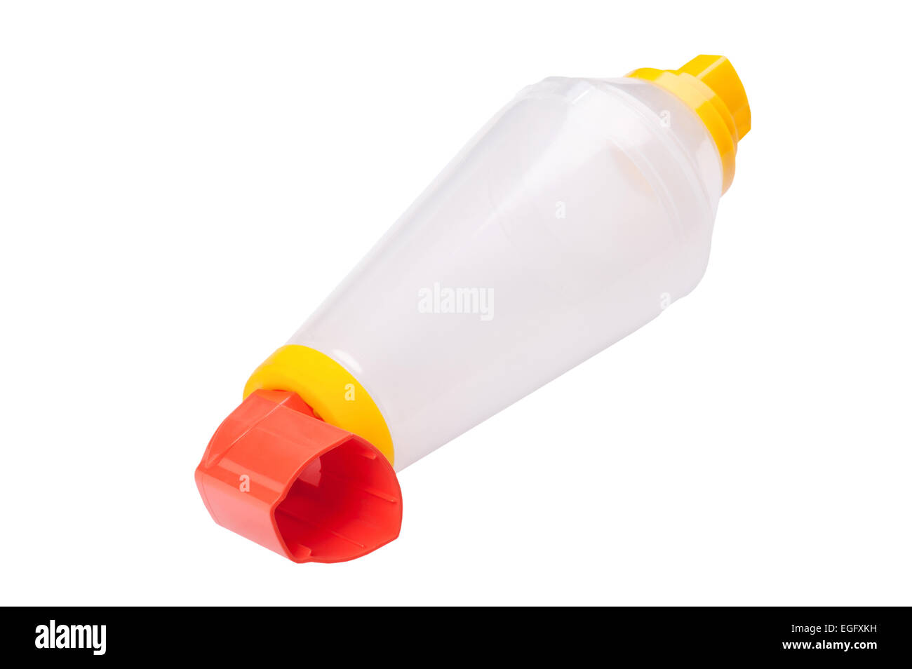 isolated object on white -  Asthma inhaler Stock Photo
