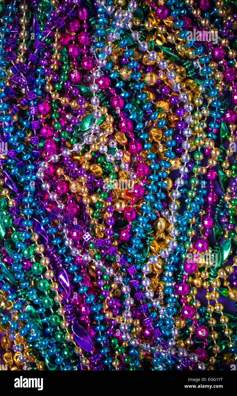 Mardi Gras Beads Stock Photo - Download Image Now - Mardi Gras, Bead, Cut  Out - iStock