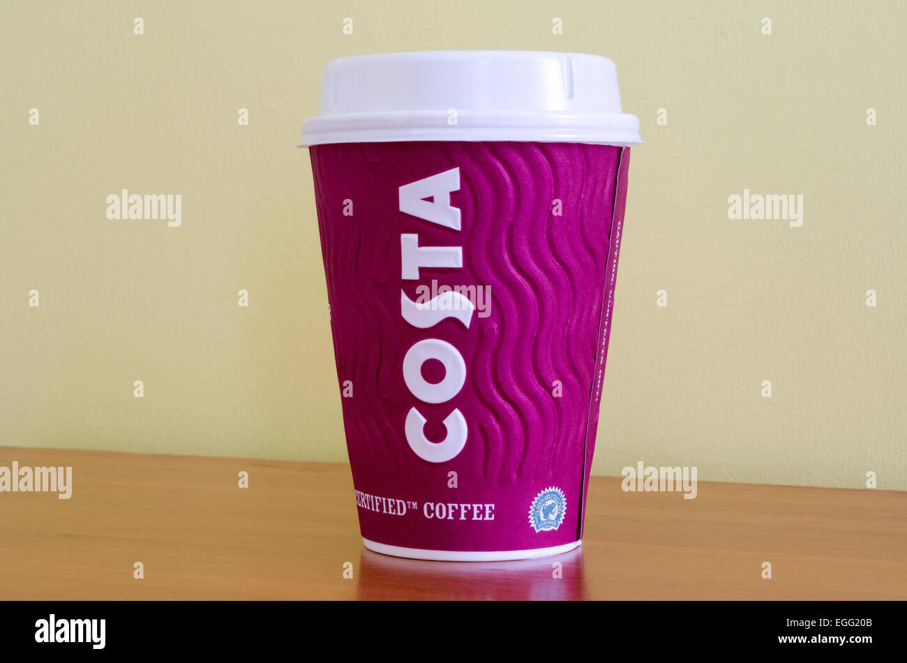 Costa takeaway coffee cups hi-res stock photography and images - Alamy