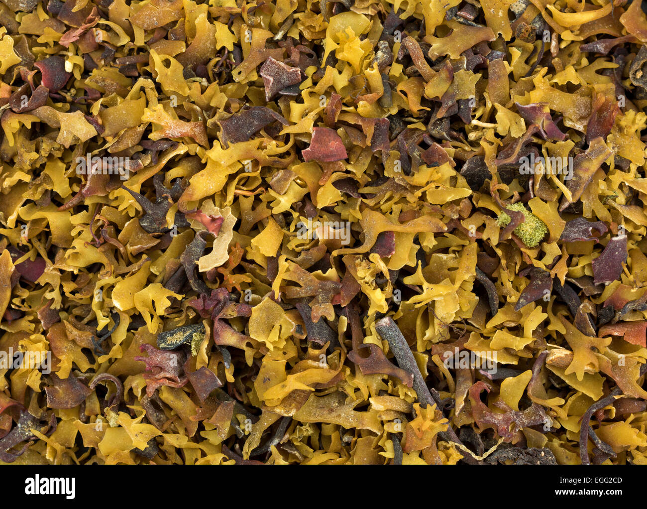 A very close view of dried Irish moss flakes Stock Photo Alamy