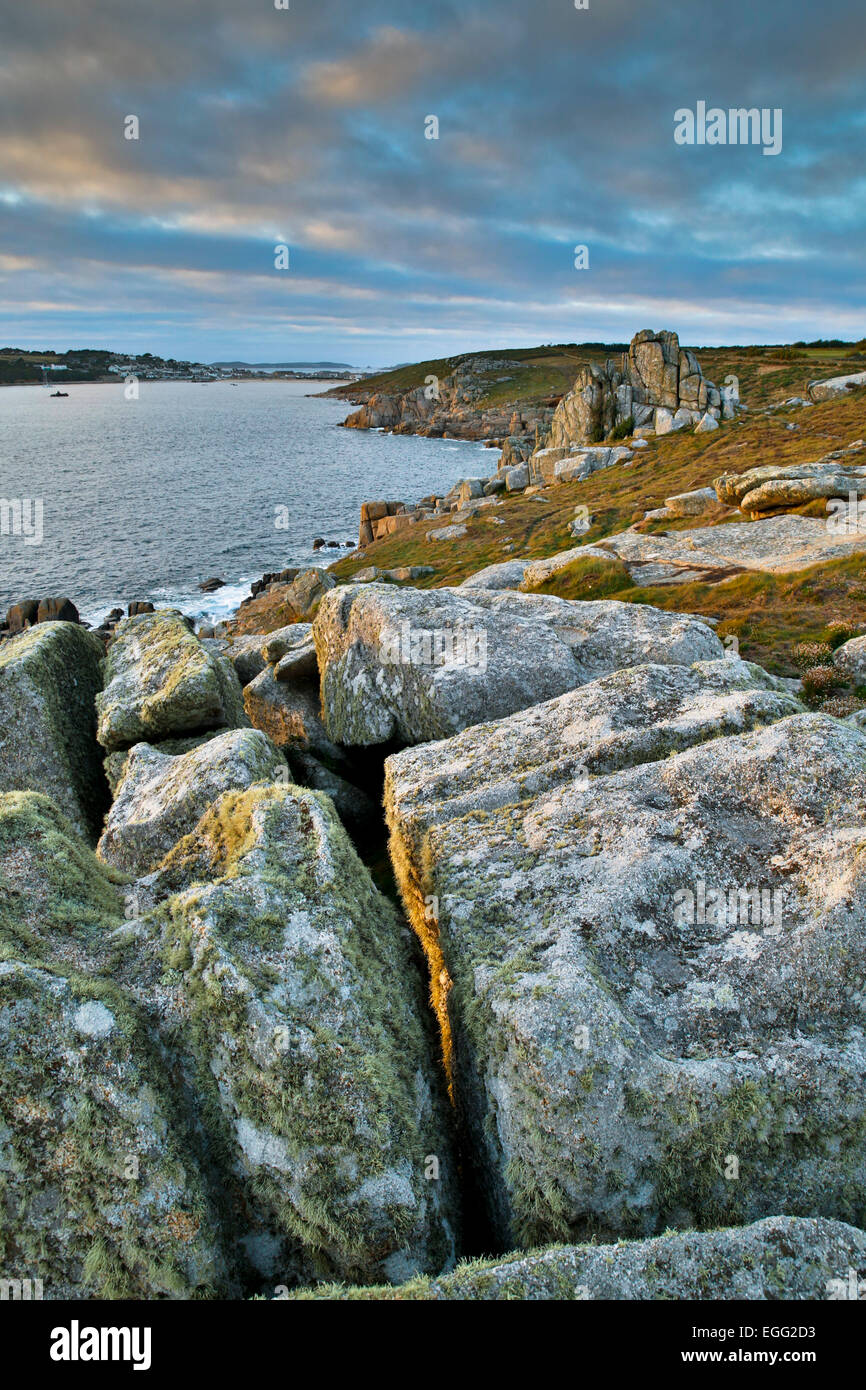 Peninnis; St Mary's Isles of Scilly; UK Stock Photo