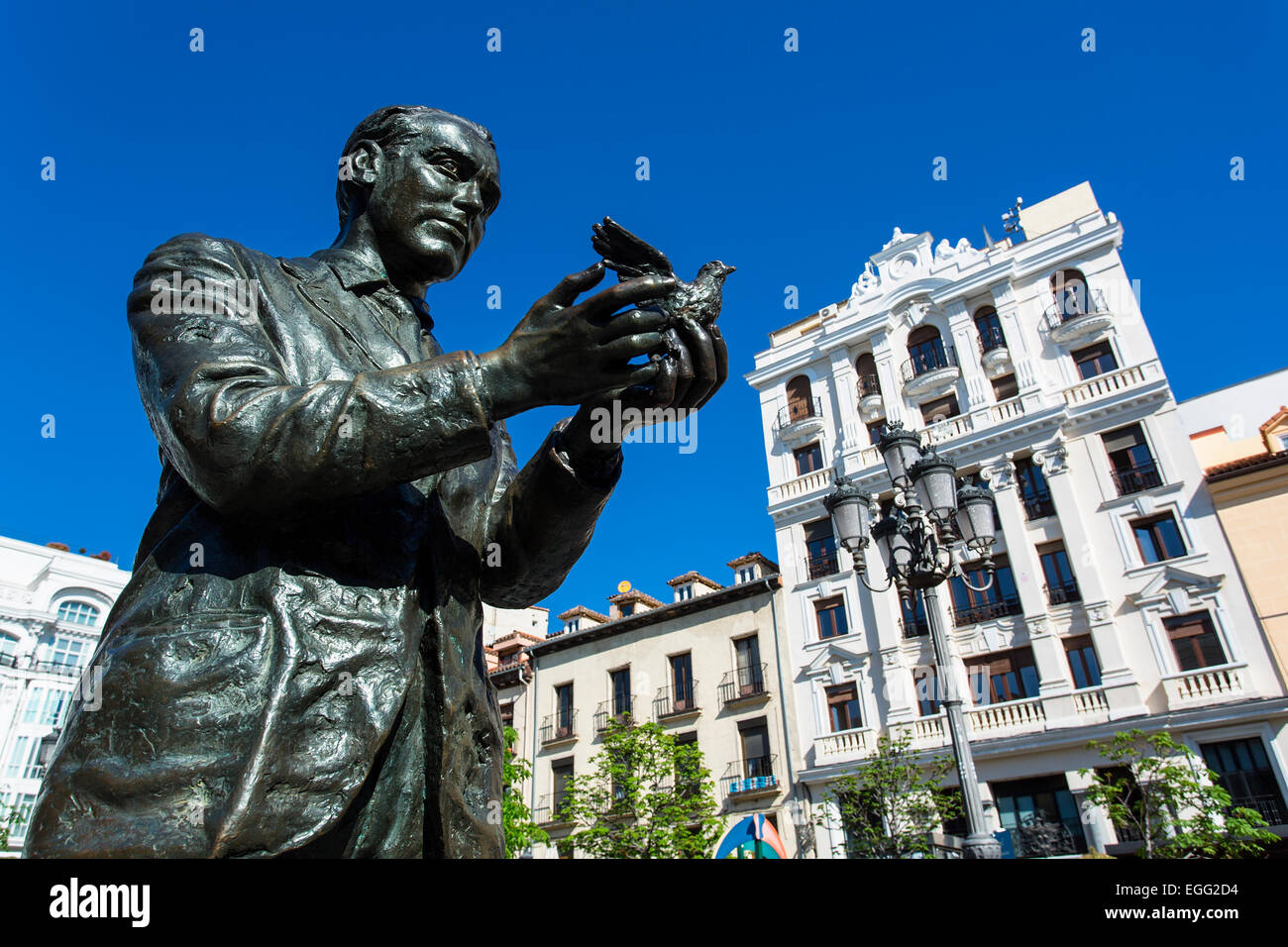 Santa Ana Square, Madrid Stock Photo - Alamy