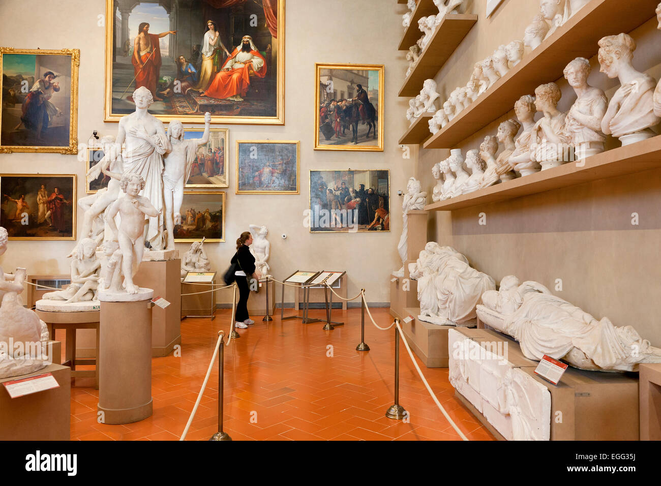 Italy, Florence, Accademia di Belle Arti Stock Photo Alamy