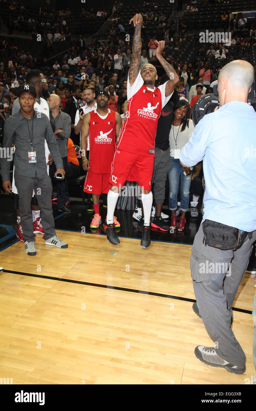 Barclay's Center and Summer Classic Charity Basketball Game Team Cano