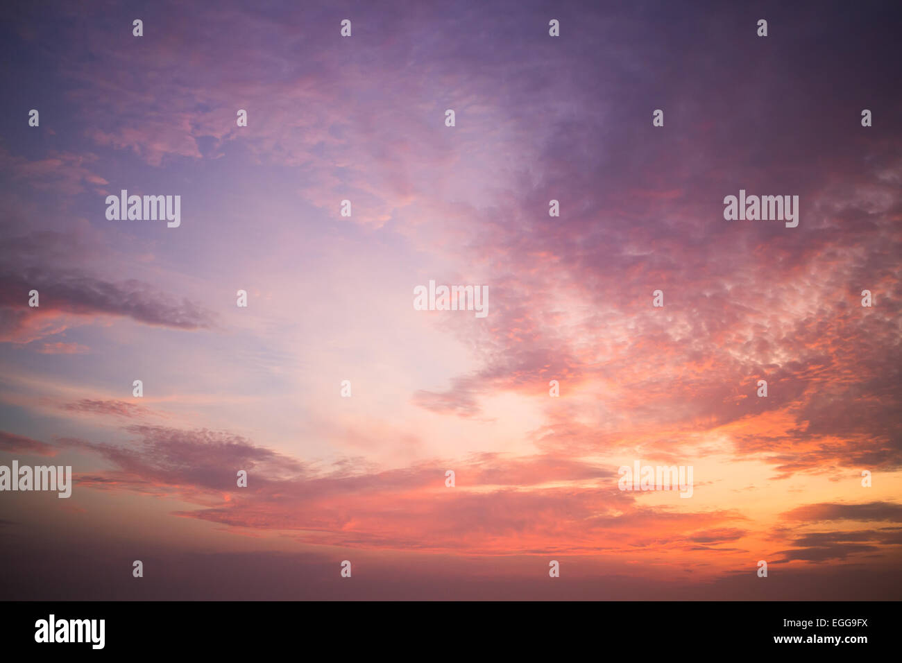sunset sky Stock Photo