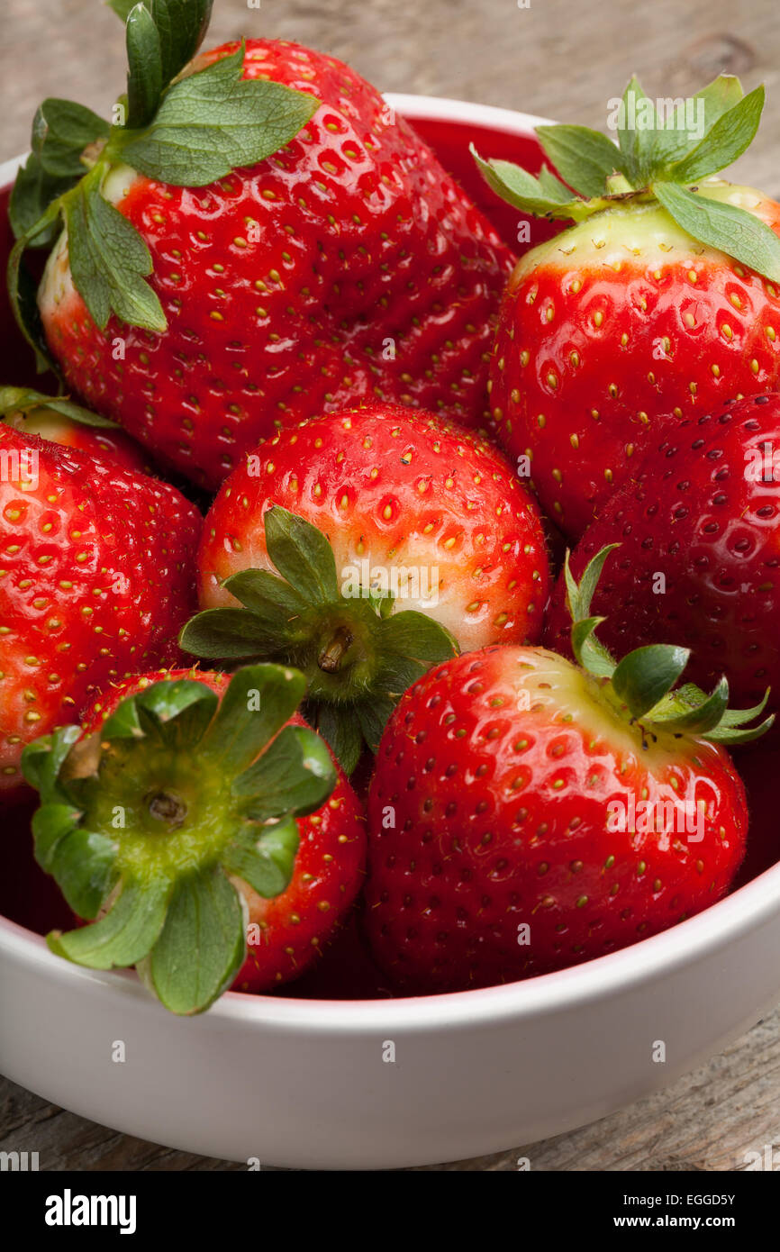Strawberry fruits. Stock Photo