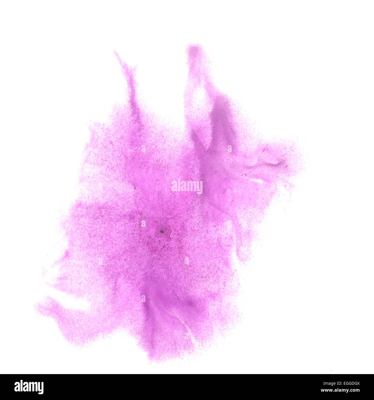 ink blot splatter background pink isolated on white hand painte Stock ...