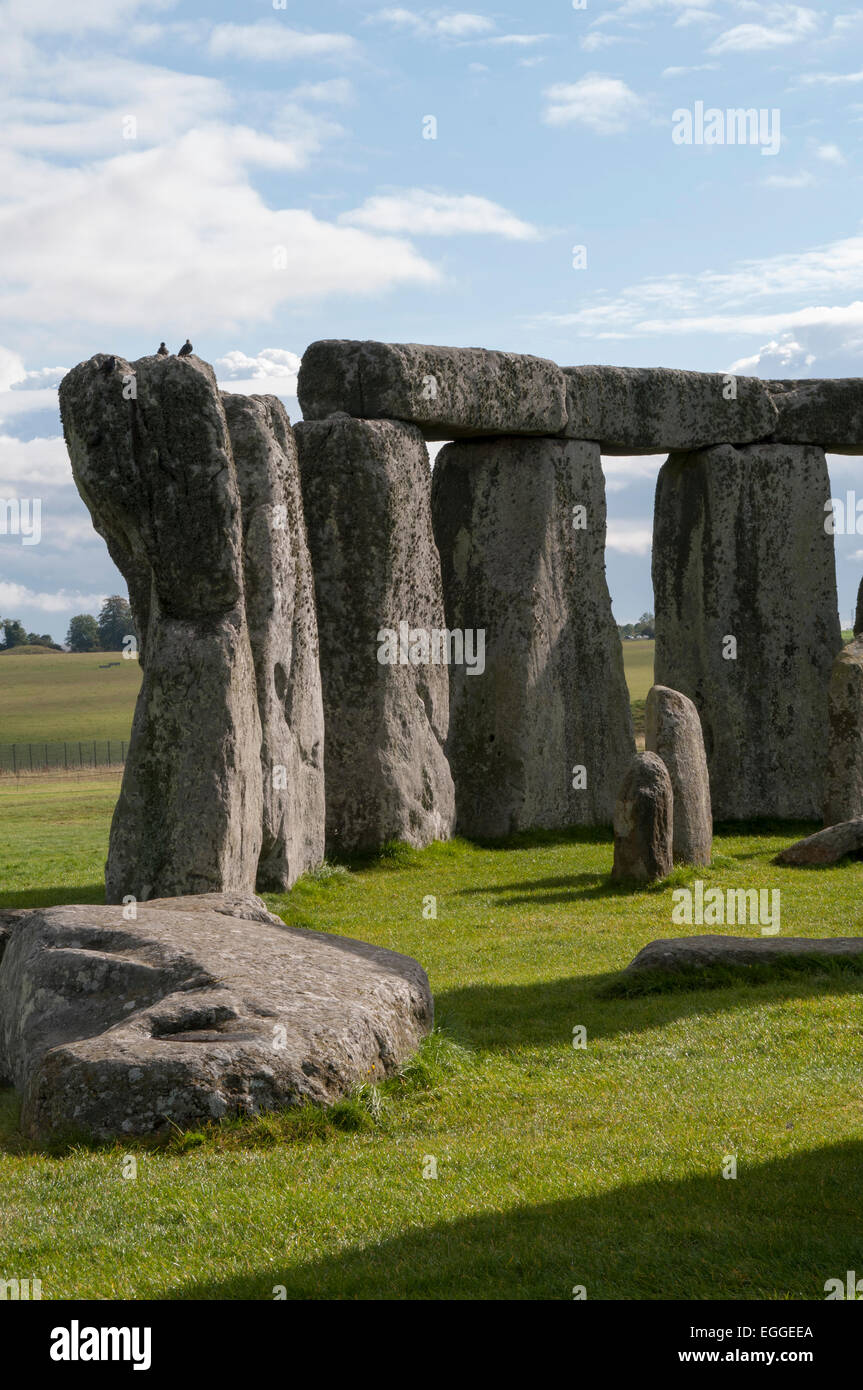 Stonehenge is a ring of standing stones near Salisbury in Southern