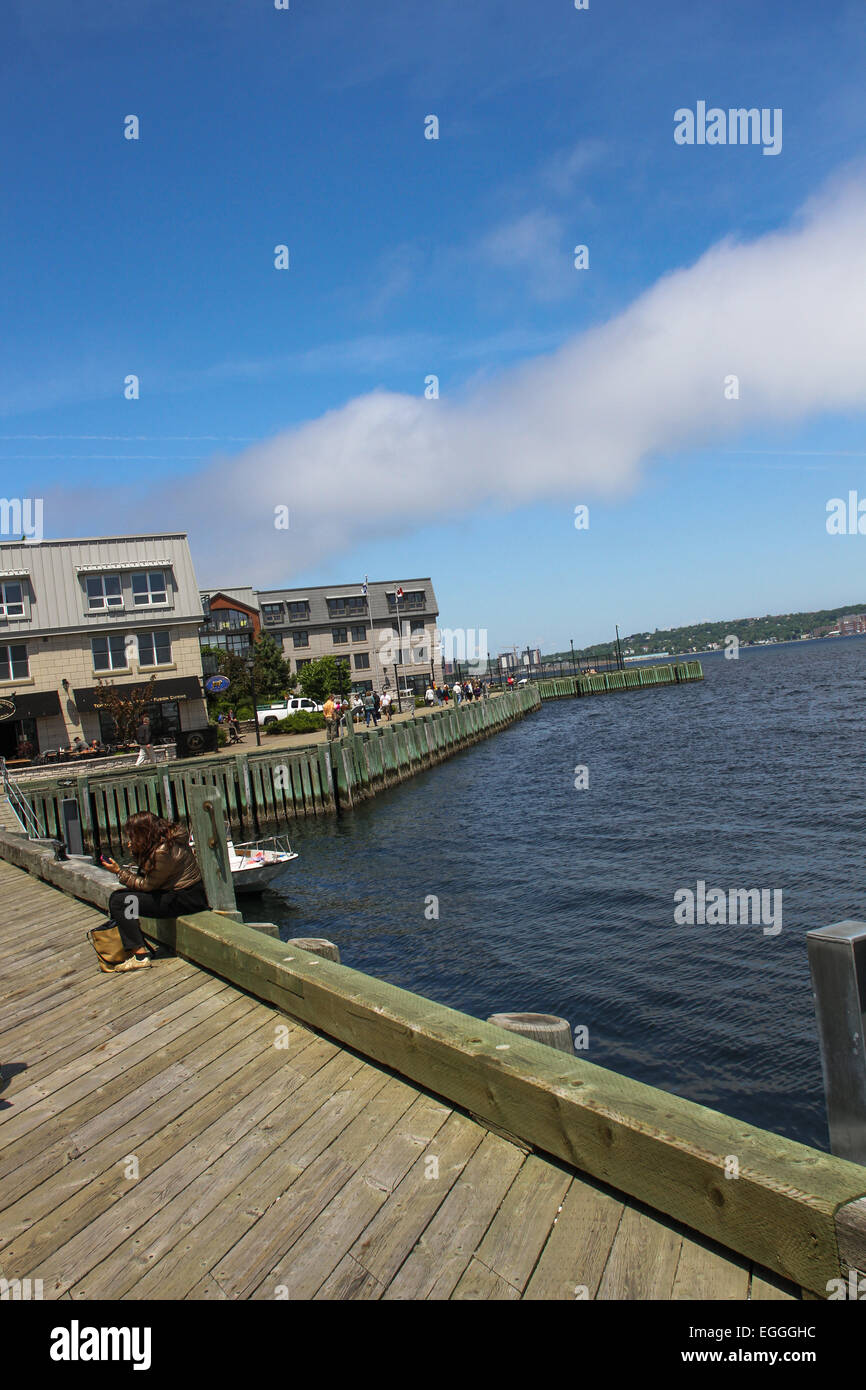 The Halifax Waterfront in Nova Scotia Stock Photo Alamy