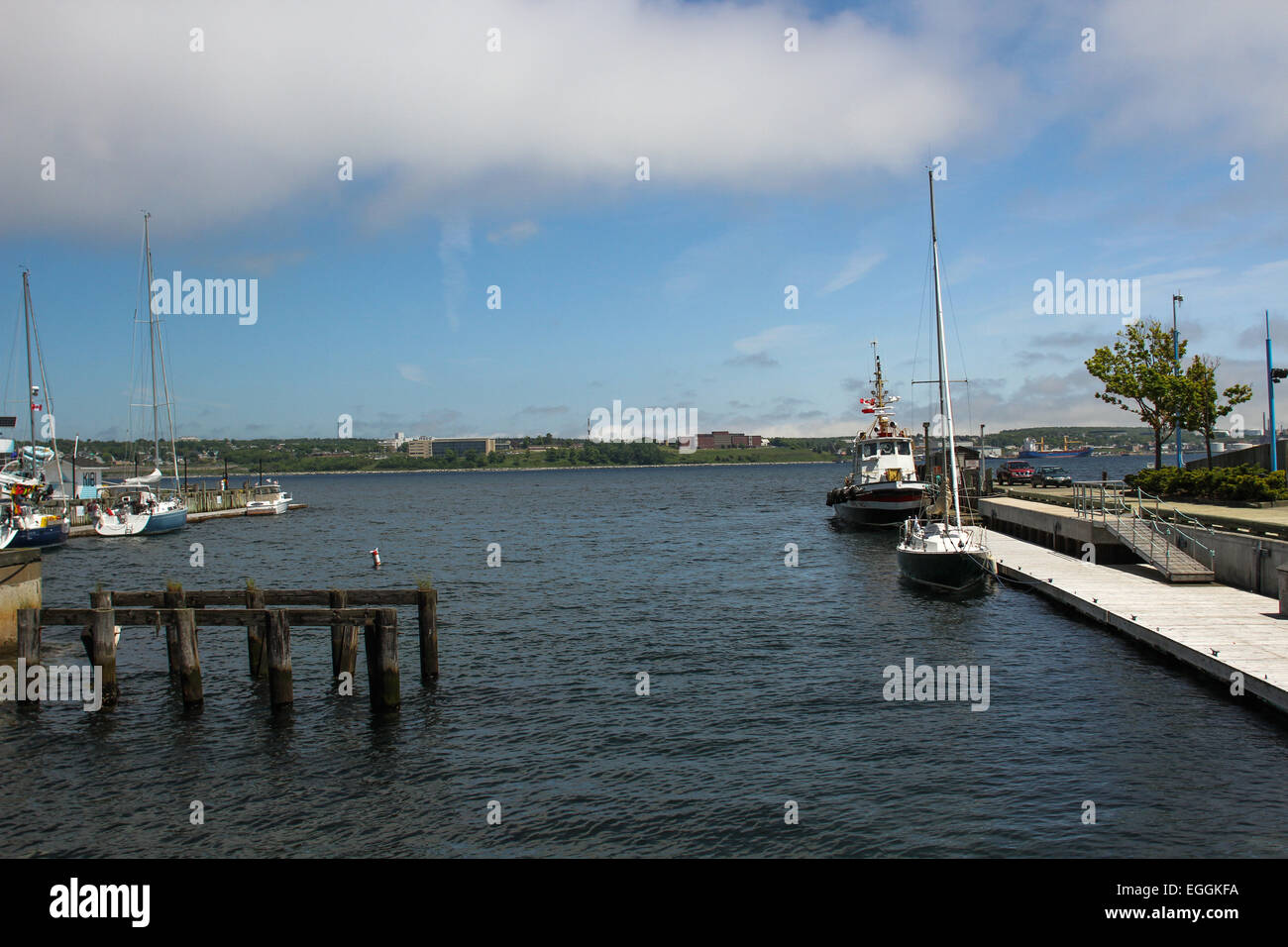 The Halifax Waterfront in Nova Scotia Stock Photo Alamy