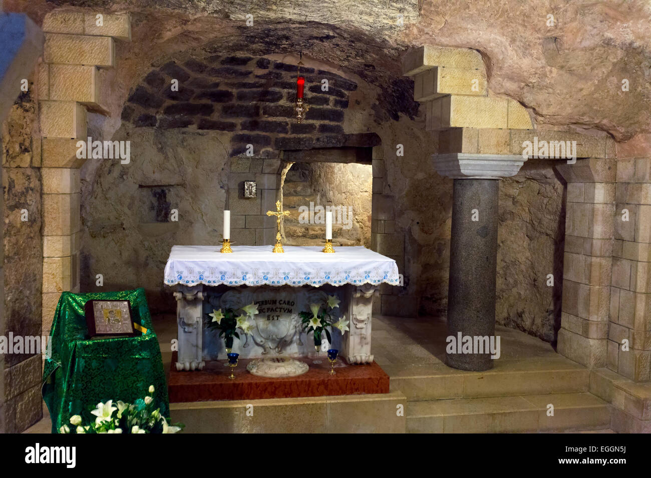 Grotto of annunciation hi-res stock photography and images - Alamy