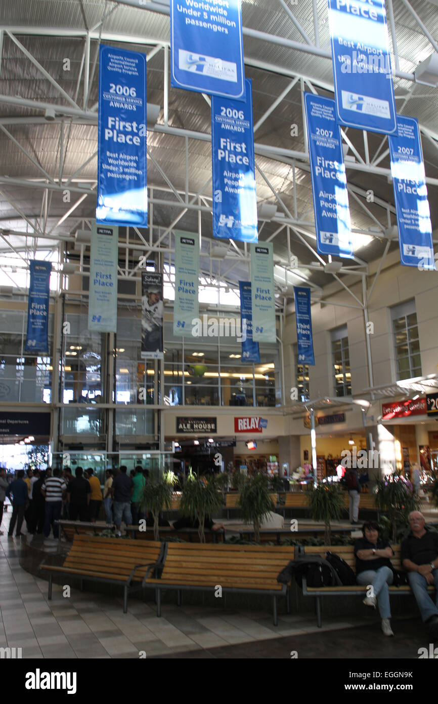 The main lobby inside the Halifax Stanfield International Airport Stock