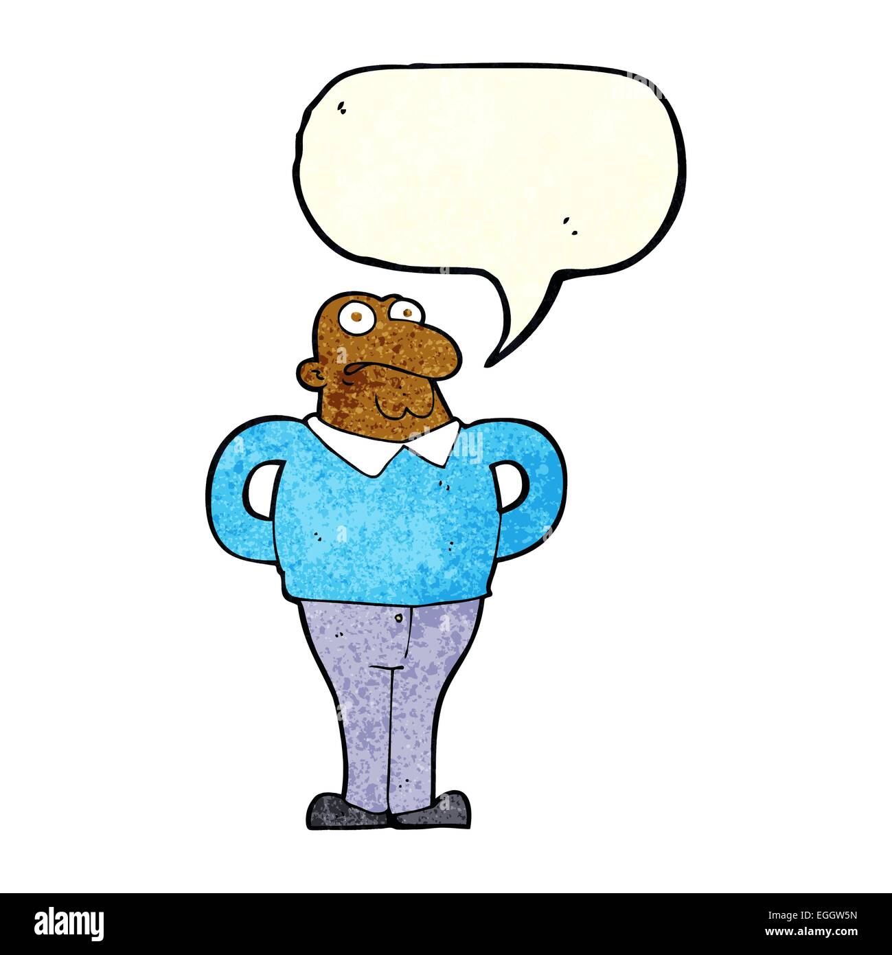 Cartoon worried middle aged man hi-res stock photography and images - Alamy
