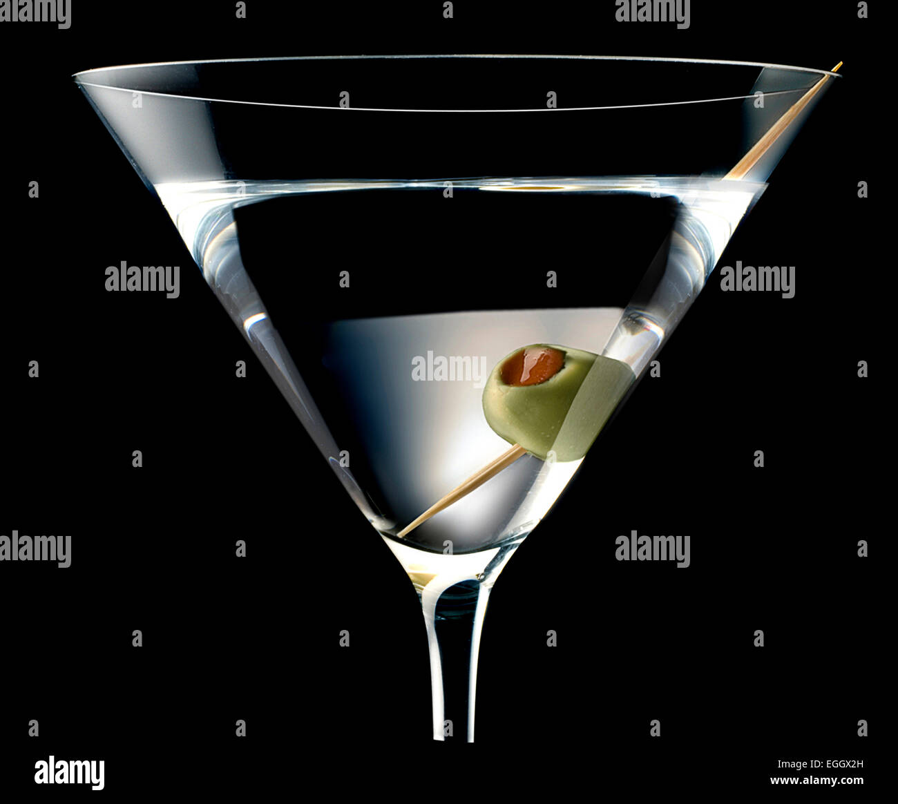 martini closeup Stock Photo