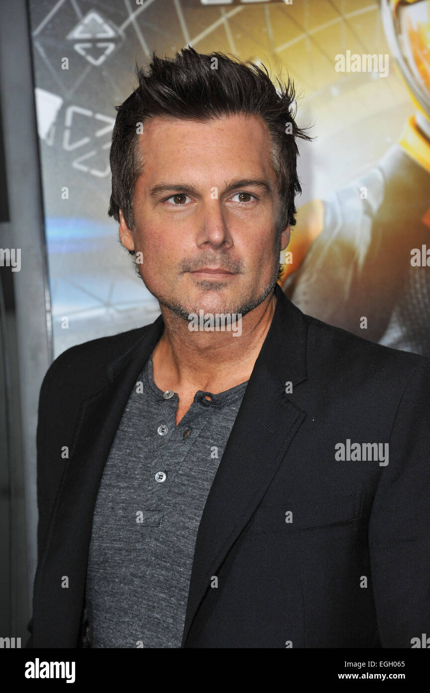 LOS ANGELES, CA - OCTOBER 28, 2013: Len Wiseman at the Los Angeles premiere of 'Ender's Game' at the TCL Chinese Theatre. Stock Photo