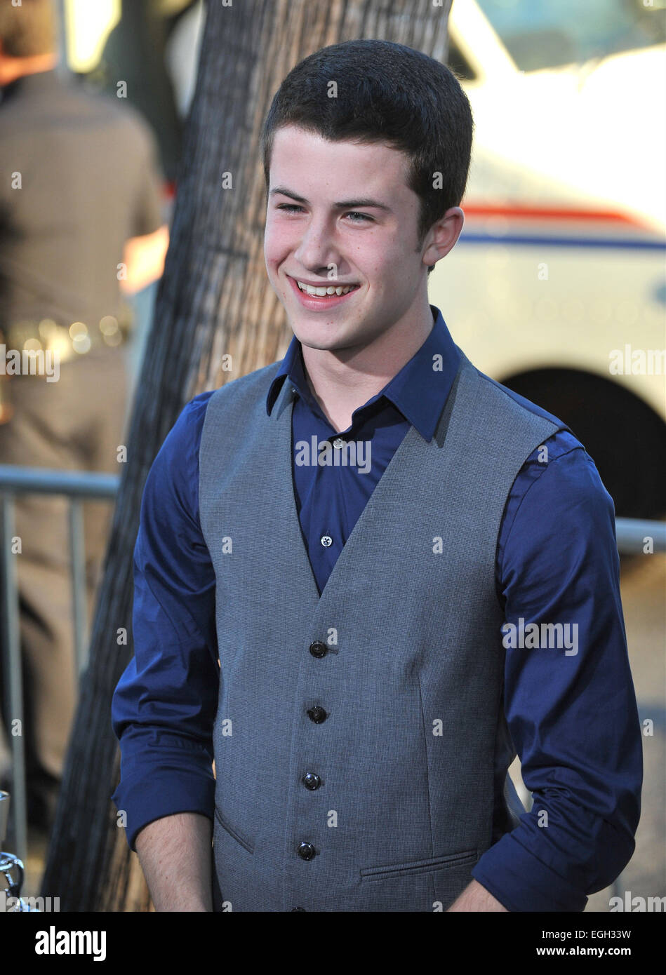 LOS ANGELES, CA - SEPTEMBER 12, 2013: Dylan Minnette at the premiere of