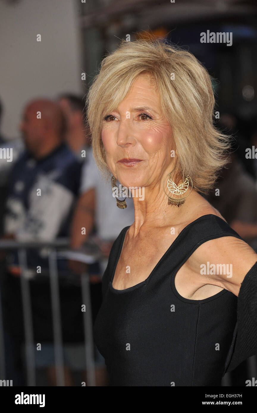 LOS ANGELES, CA - SEPTEMBER 10, 2013: Lin Shaye at the world premiere of her movie 'Insidious Chapter 2' at Universal Citywalk, Hollywood. Stock Photo
