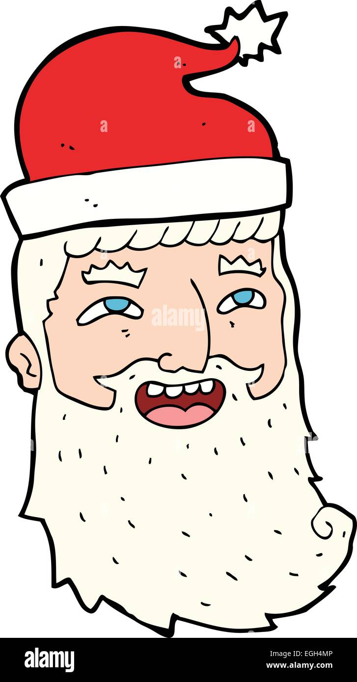 cartoon laughing santa Stock Vector Image &amp; Art - Alamy
