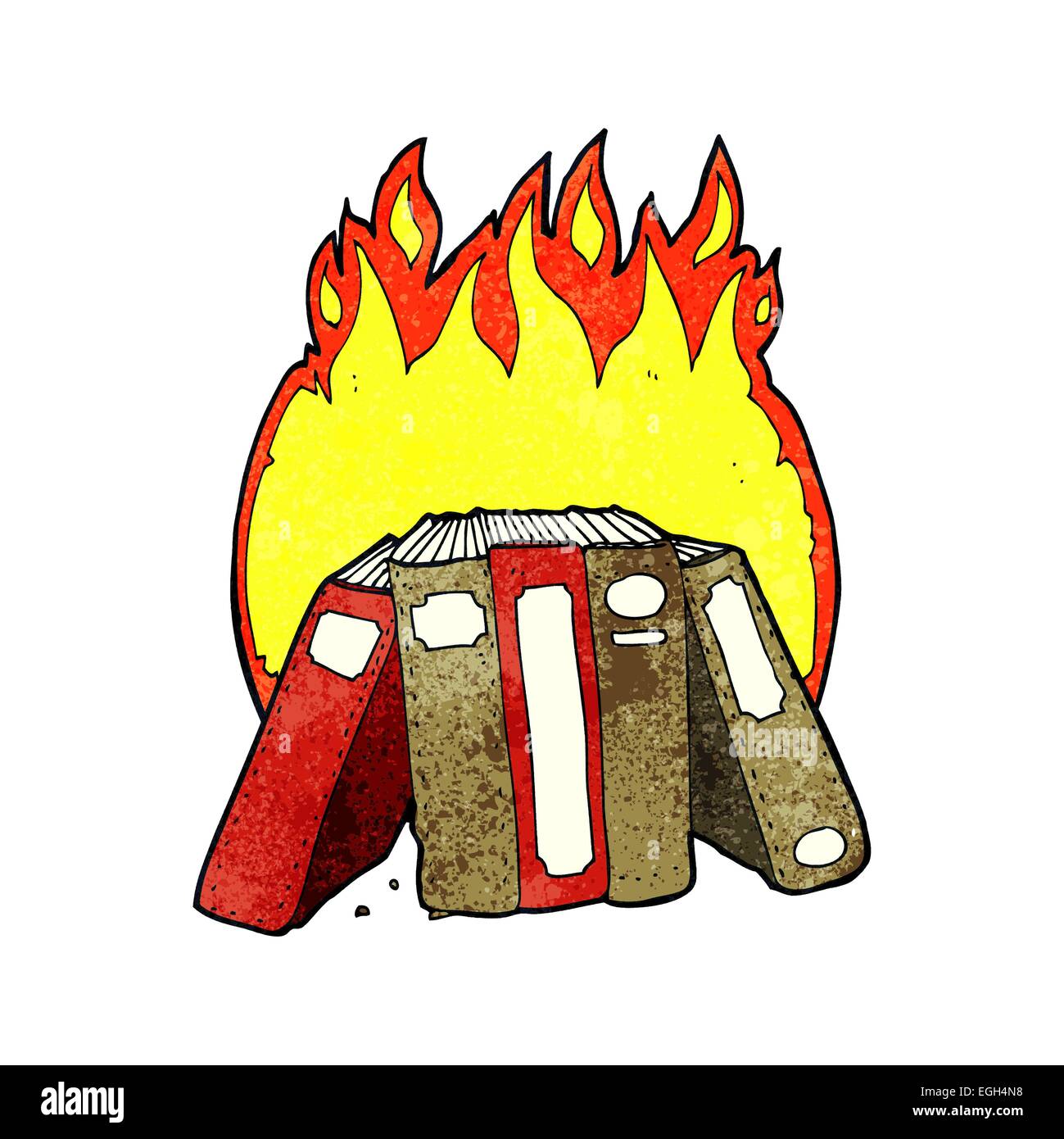Burning of books Stock Vector Images - Alamy