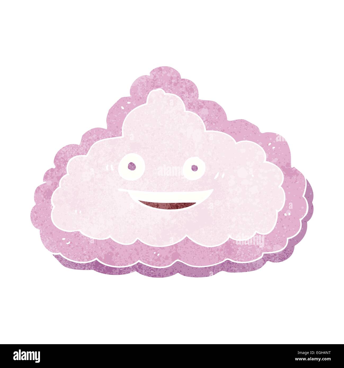 happy pink cloud cartoon Stock Vector Image & Art Alamy