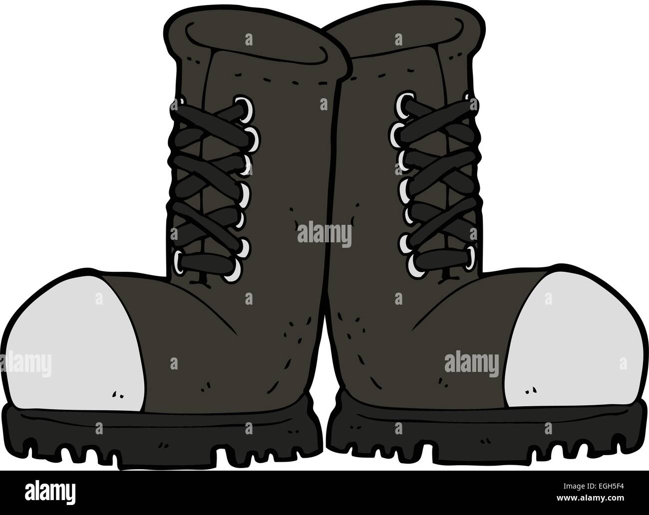 cartoon steel toe cap boots Stock Vector Image & Art - Alamy