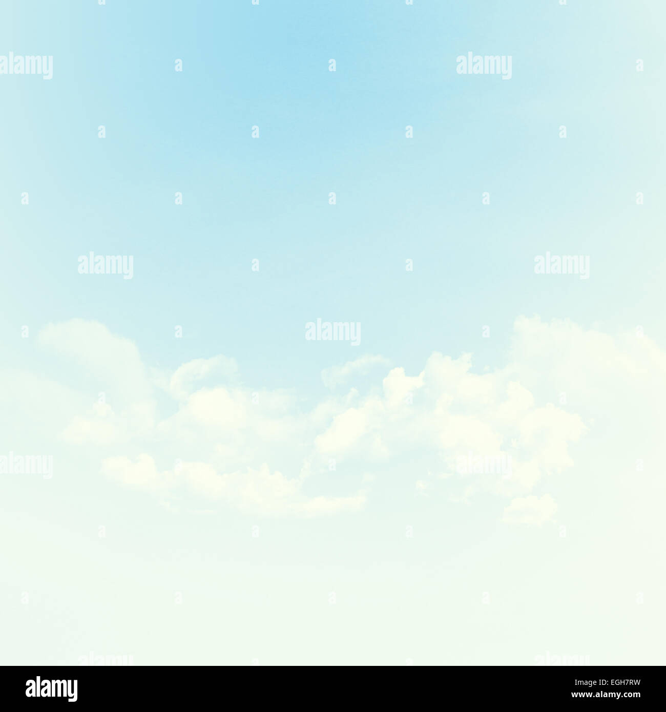 Blue sky and clouds abstract background illustration with copy space ...