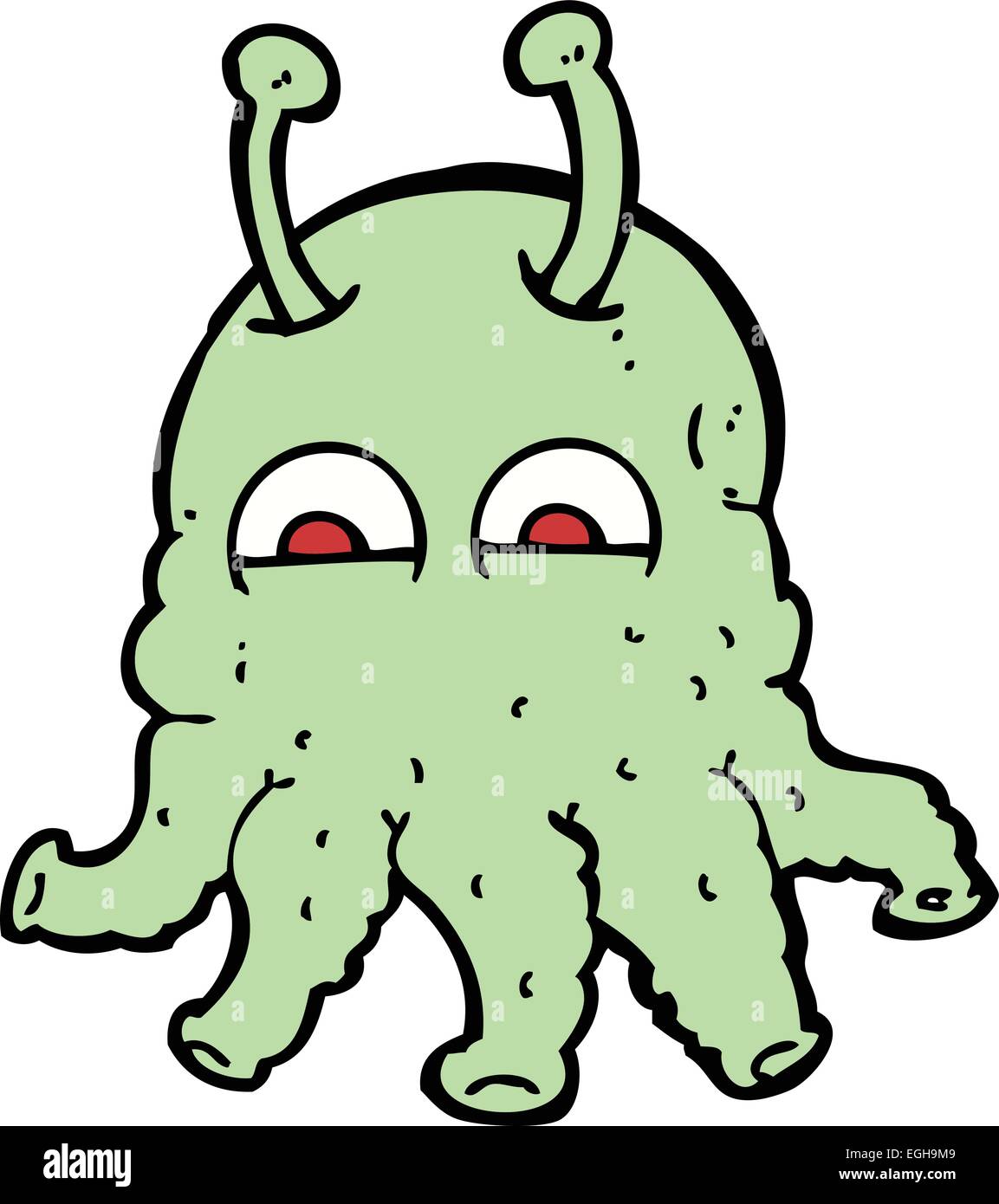 cartoon space alien Stock Vector Image & Art - Alamy
